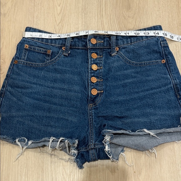 Lucky Brand 8/29 Lucky Pins Denim Blue Women's Shorts - Picture 5 of 8